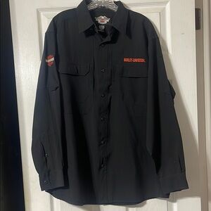 Harley-Davidson Black Long Sleeve Shirt Large